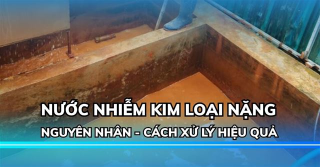 Nước nhiễm kim loại nặng: Nguyên nhân, tác hại và cách xử lý