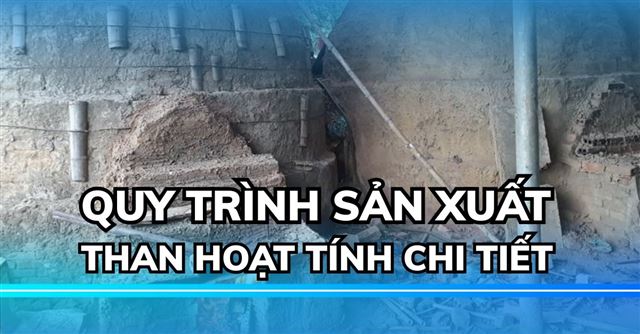 Quy trình sản xuất than hoạt tính