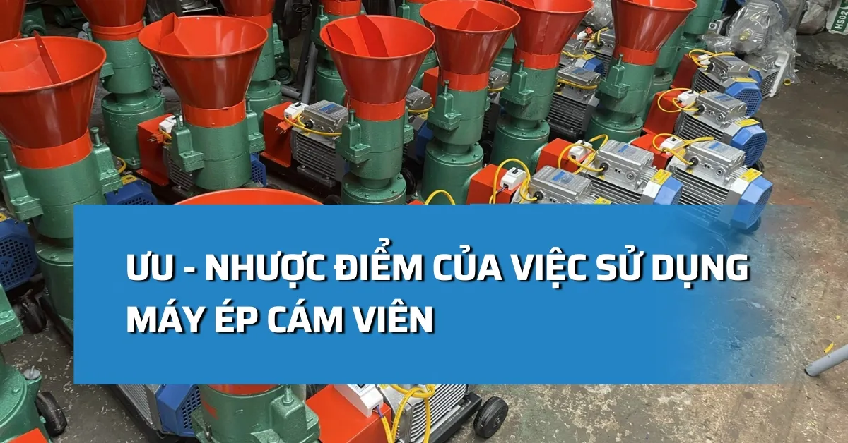 Ưu nhược điểm của việc sử dụng máy ép cám viên: Lợi ích và hạn chế