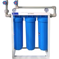 Bộ lọc nước thô đầu nguồn 3 cấp lọc 20 inch VITEKO