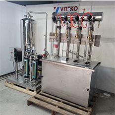 Máy chiết rót đẳng áp thủ công RBI-4