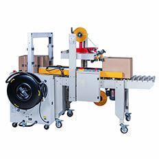 Máy đóng đai và dán thùng carton tự động