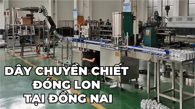 Hệ thống chiết rót và đóng nắp lon