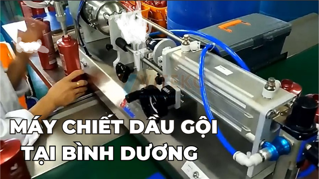 Máy chiết dầu gội tại Bình Dương