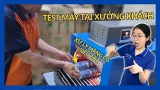 Máy co màng nhiệt VK-BSB 4020 - Nhanh đến mức khó tin! Co màng chai xịt muỗi chỉ trong vài giây