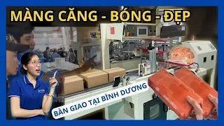 Máy co màng hộp tự động - Xem xong mới hiểu vì sao xưởng lớn chọn