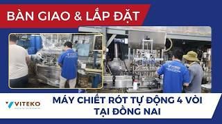 Máy chiết rót tự động 4 vòi – Khách Đồng Nai nói gì sau khi lắp đặt?