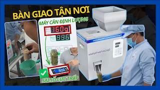 Máy cân định lượng 2-200g bàn giao cho HAPPYFOOD | Xem thực tế